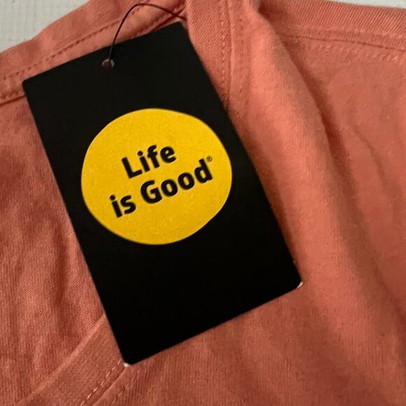 Life is Good Crusher Scoop T Shirt Be You Tiful Women Size Medium NEW - Picture 8 of 8